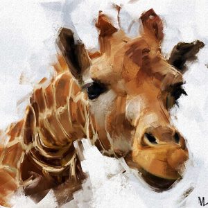 Giraffe - Digital Illustration