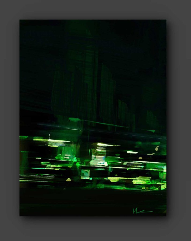3 o'clock in the morning - Digital Illustration